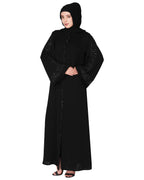 Gleaming Beaded Handwork Abaya