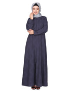 Sparkling Swarovski Crystal Stone Work abaya Black