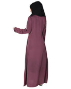 sparkling design Swarovski Crystal Stone Work abaya Purple