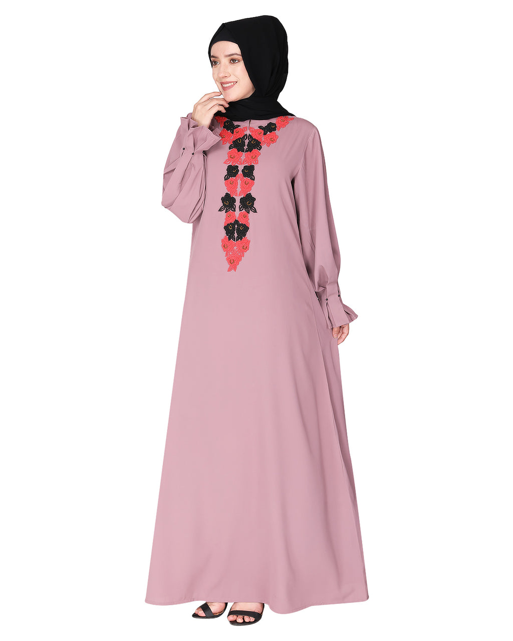 Trendy with Stylish Beaded roses Onion Pink