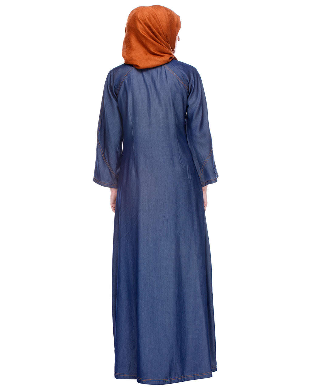Dark Blue Denim Abaya Dark Blue