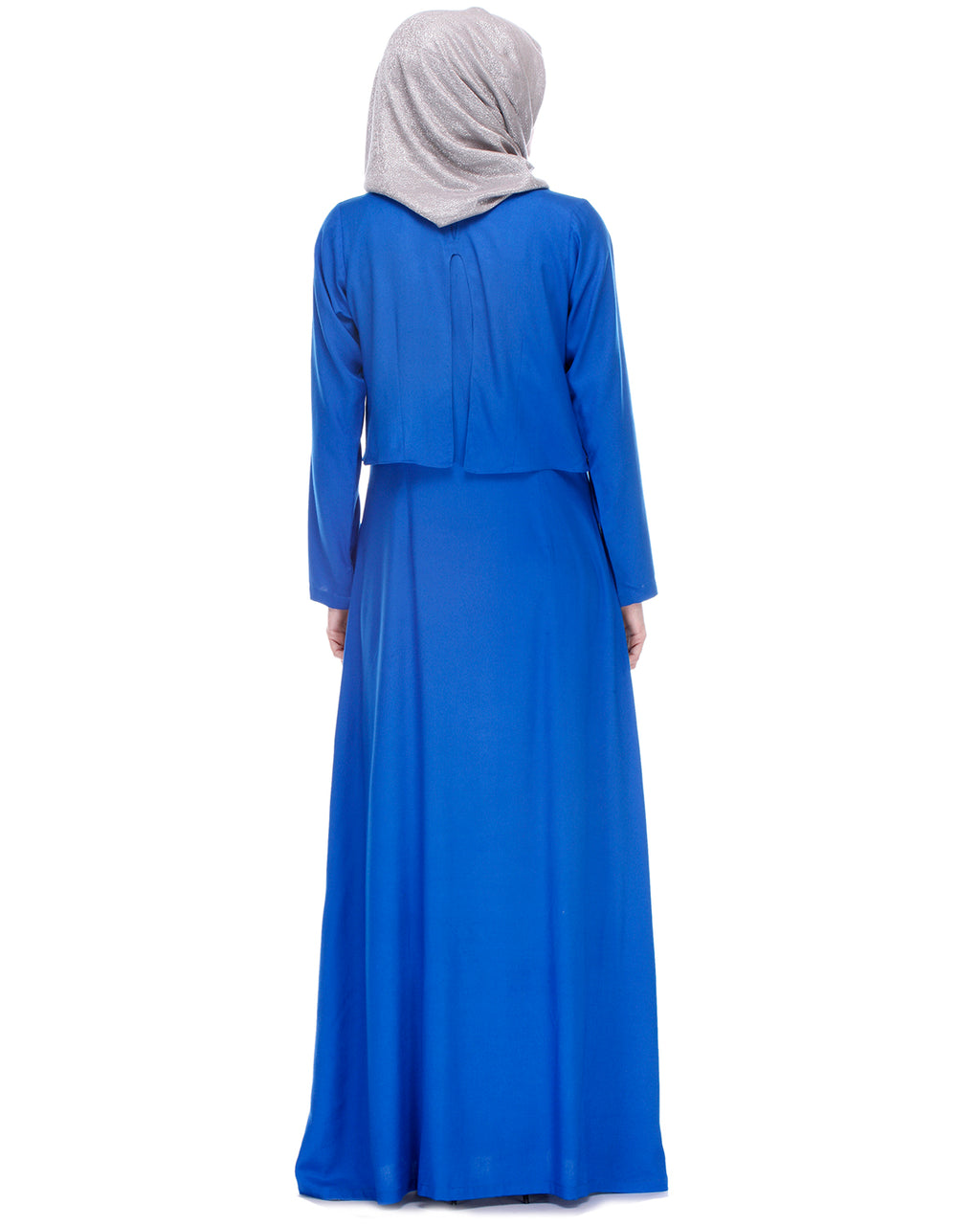 Cobalt Blue Trendy Abaya