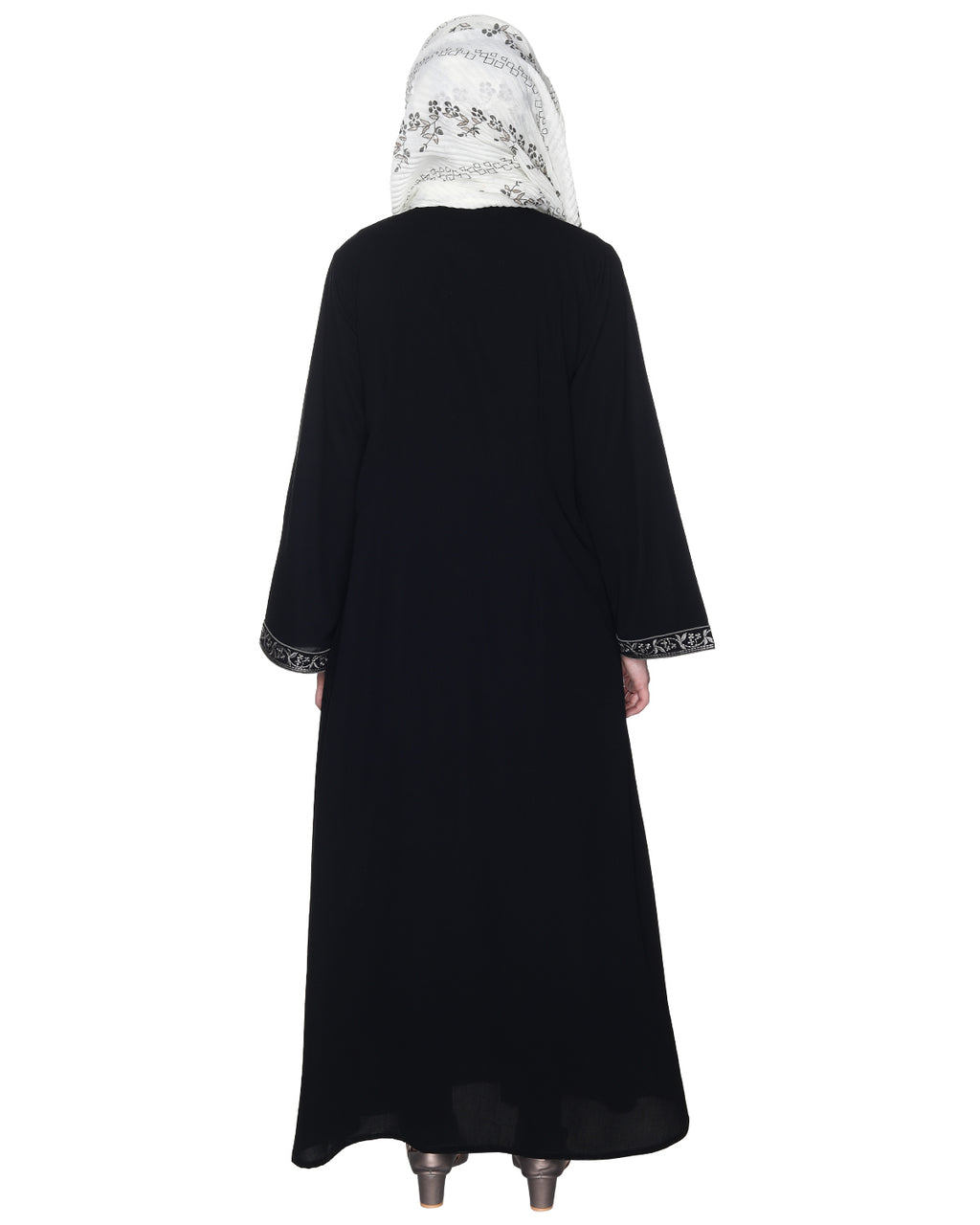 Abaya With Embroidery Black
