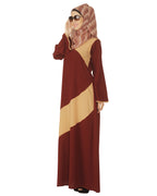 Simple Maroon and Abaya