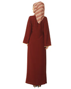 Simple Maroon and Abaya