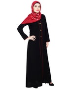 Sober Abaya with Detailing