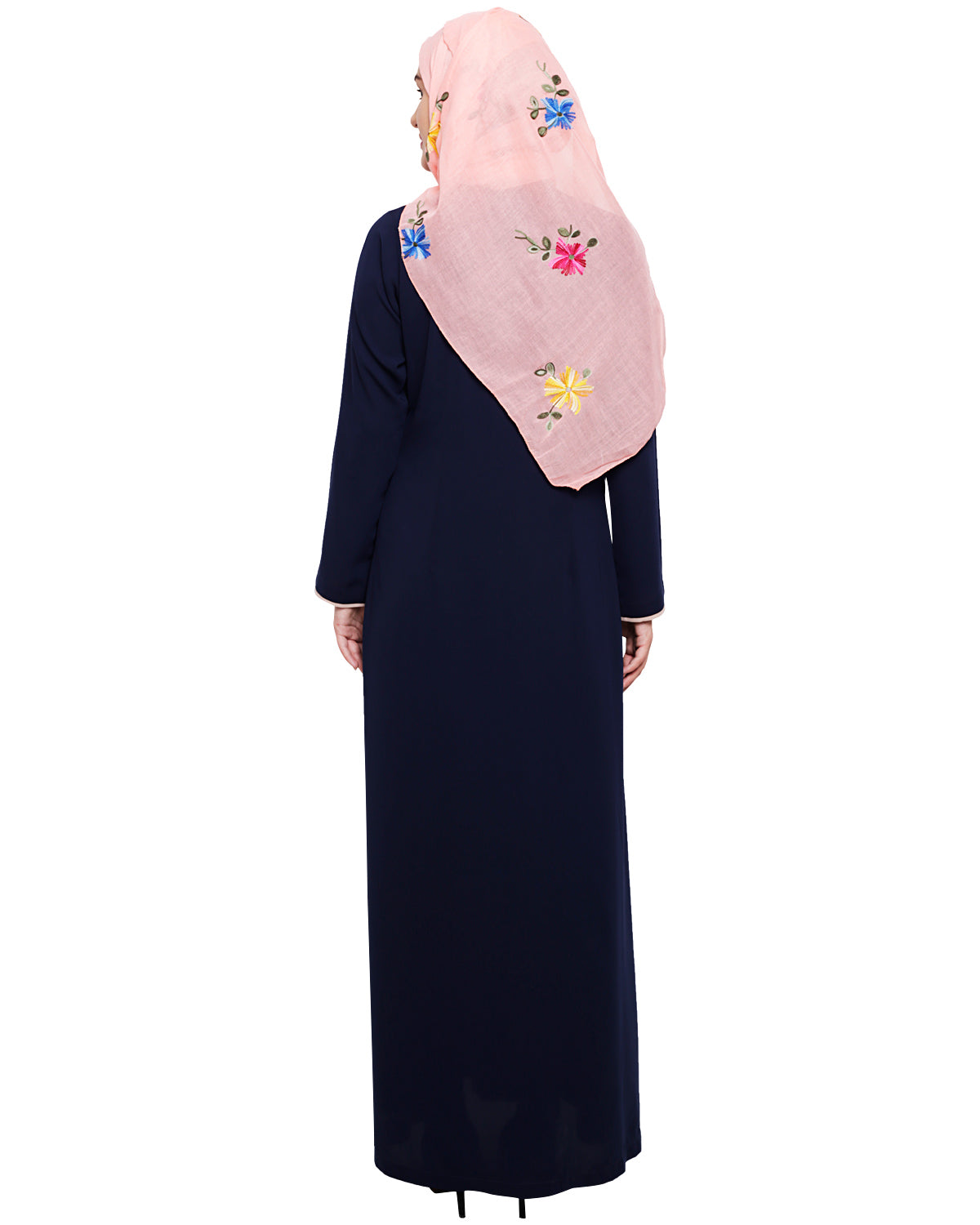 Sober Abaya with Detailing Black