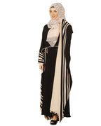Kaftan with Striped Border