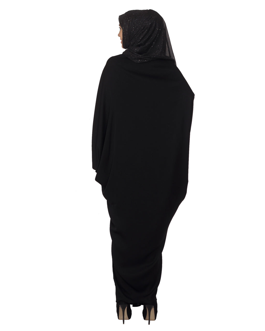 Black Katan with Katdana Embroidery Black