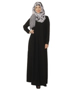 Pintuck Abaya Classice Black