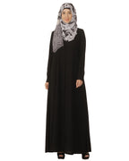 Pintuck Abaya Classice Black
