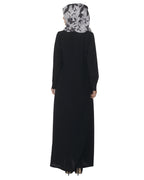 Pintuck Abaya Classice Black