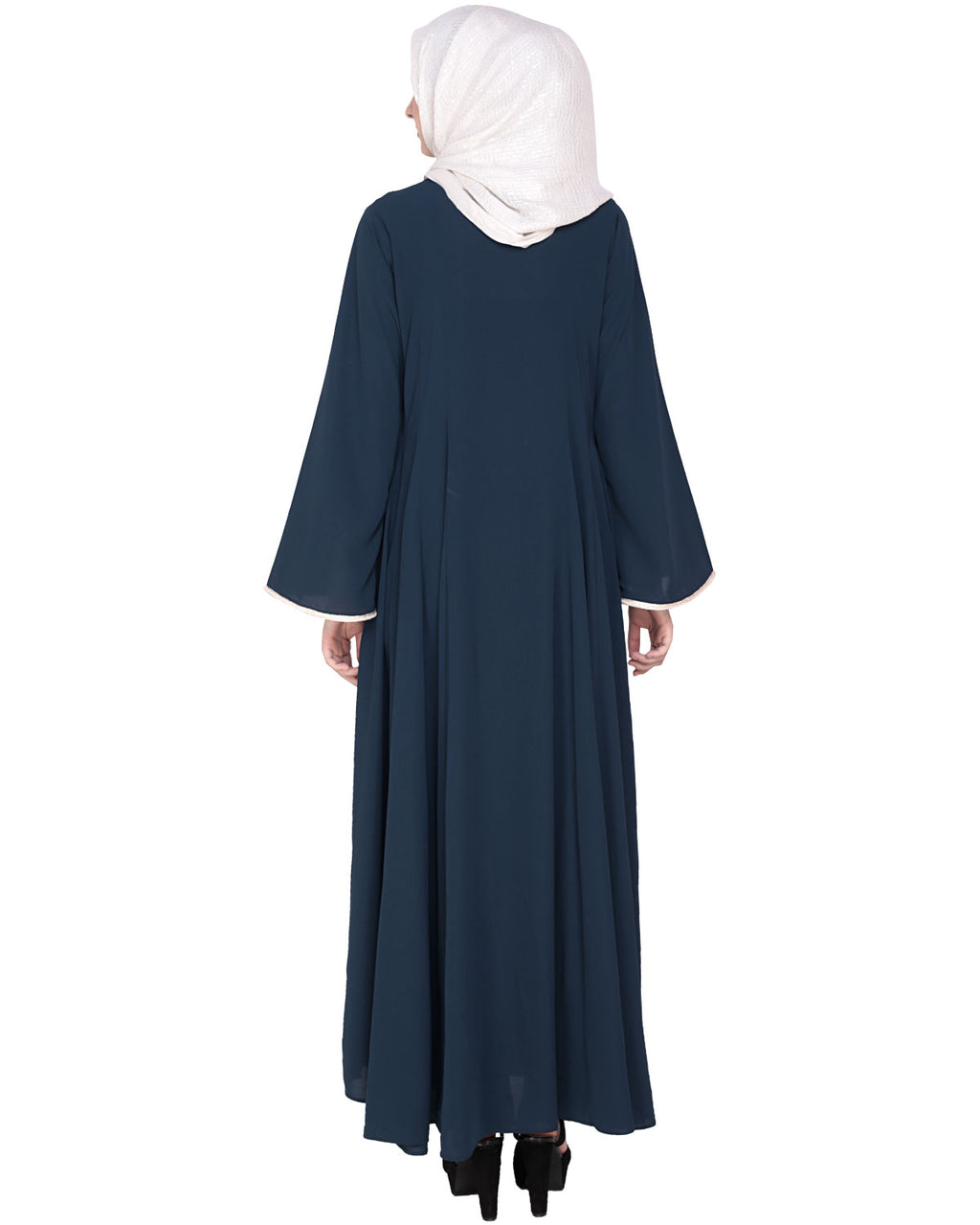 Flared Abaya Blue