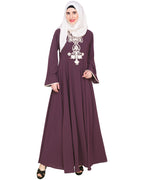Flared Abaya Purple