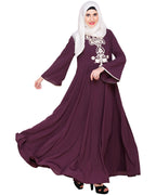 Flared Abaya Purple