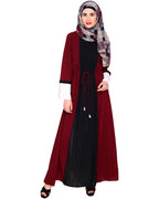 Front Pleated Abaya