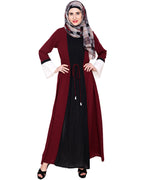 Front Pleated Abaya
