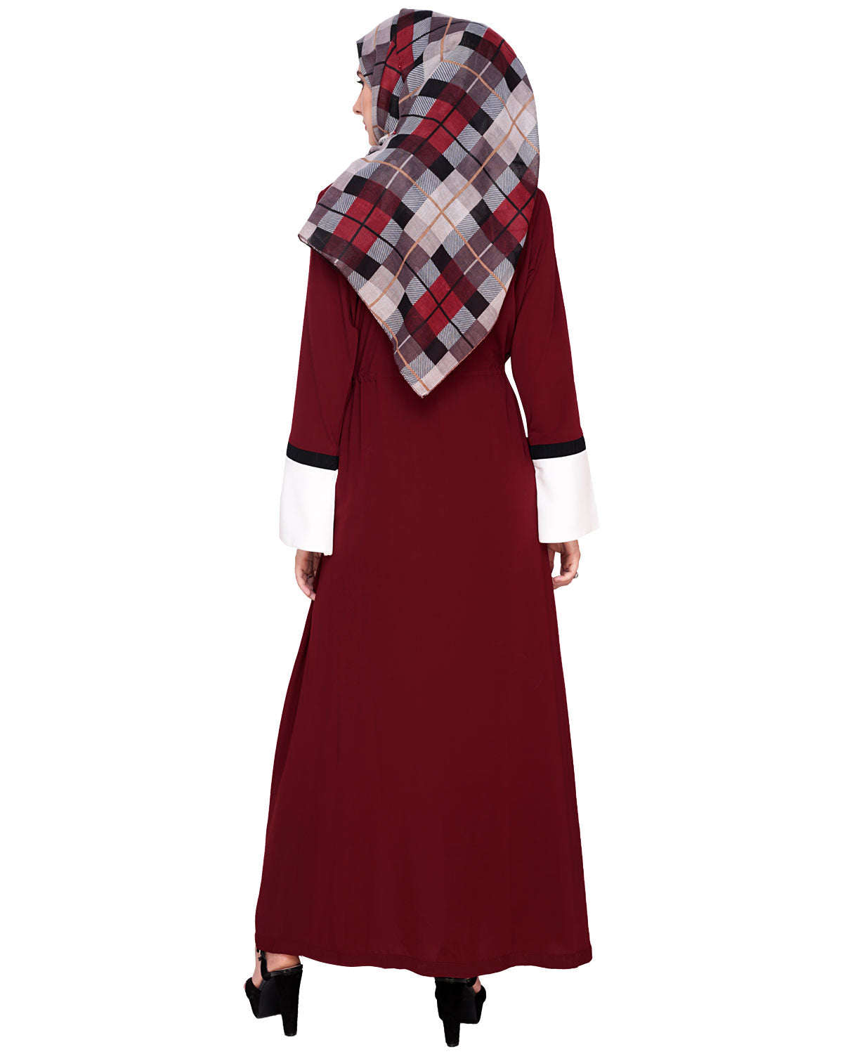 Front Pleated Abaya