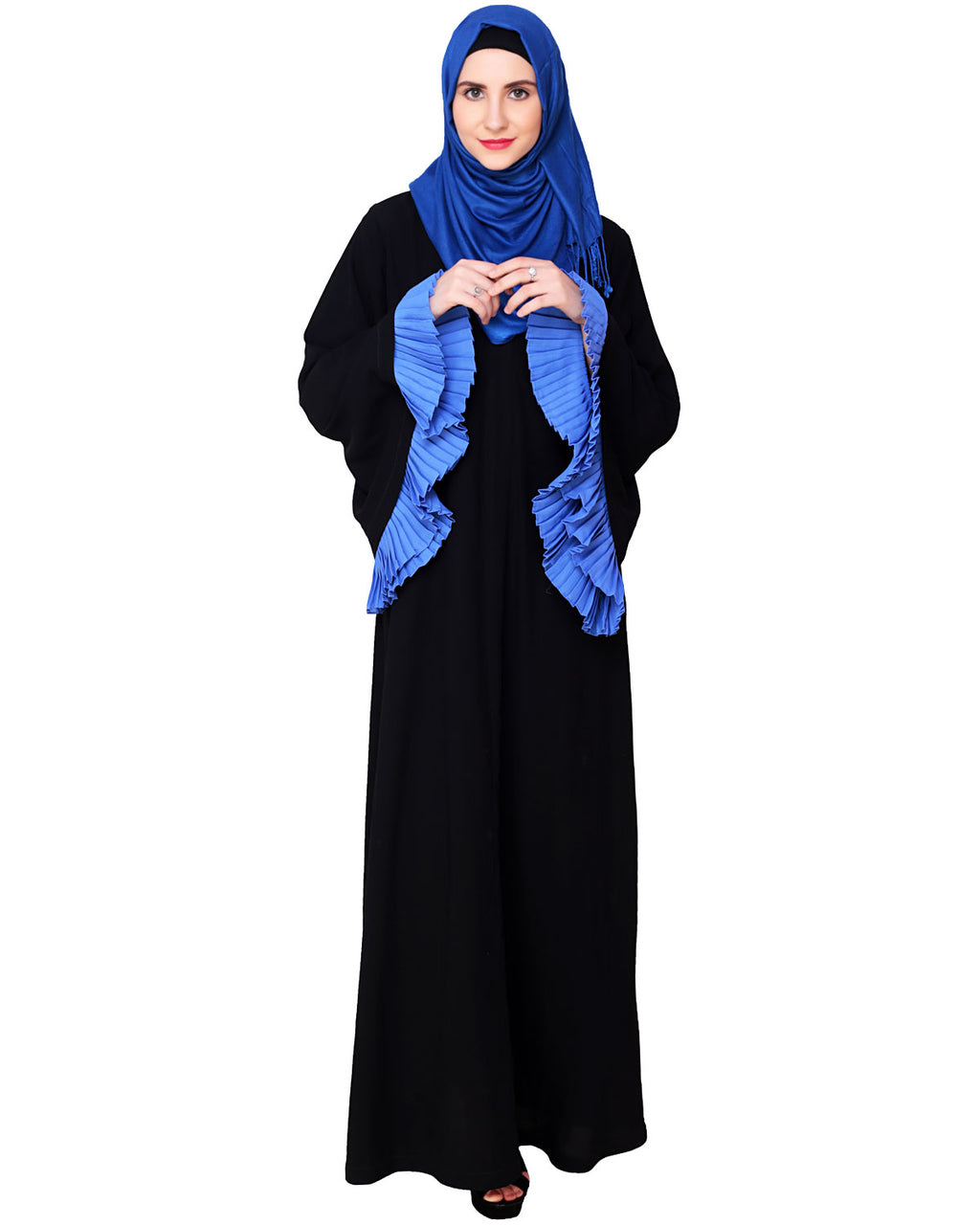 Classic Black with Pleated Sleeves Black