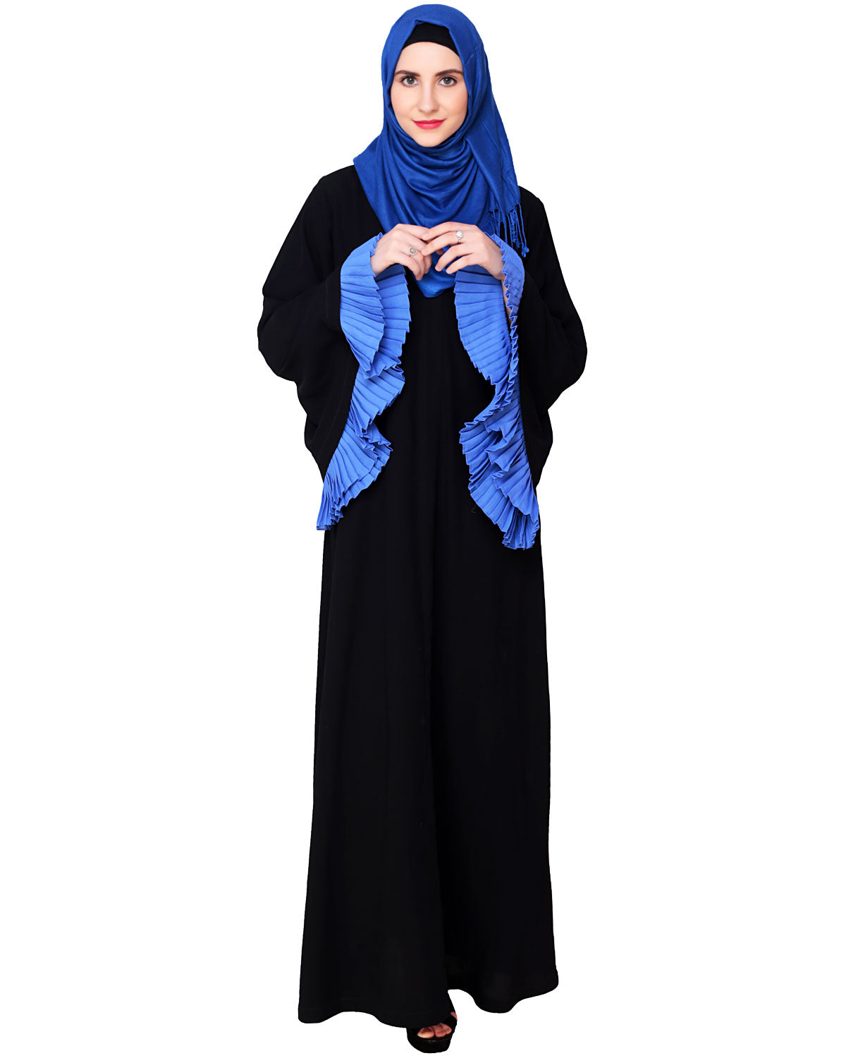 Classic Black with Pleated Sleeves Black