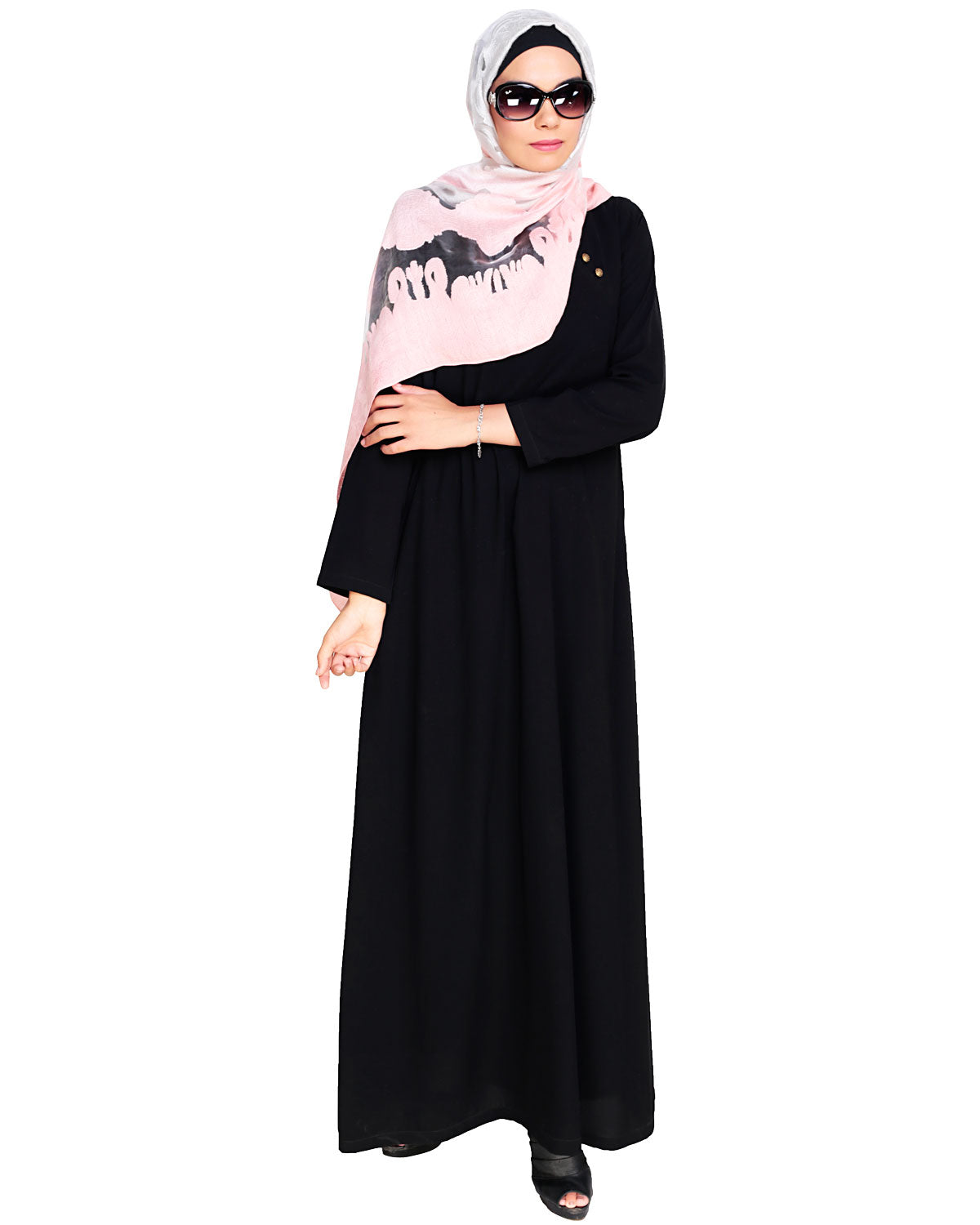 Trendy Abaya Dress Black