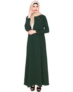 Trendy Abaya Dress Green