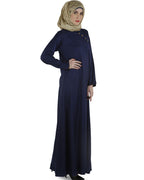 Trendy Abaya Dress Indigo