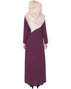 Trendy Abaya Dress Purple
