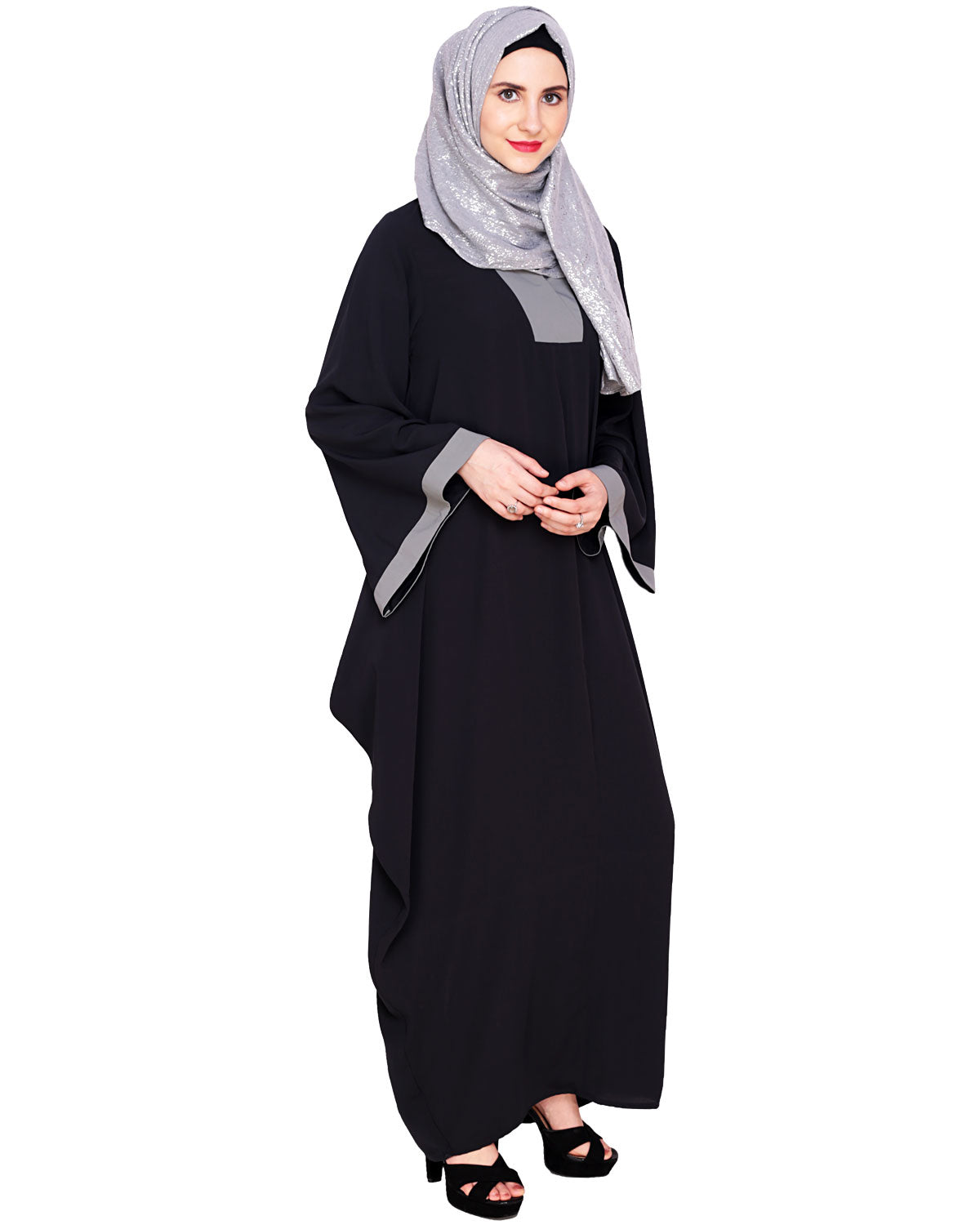 Wine Kaftan Olive Free Size
