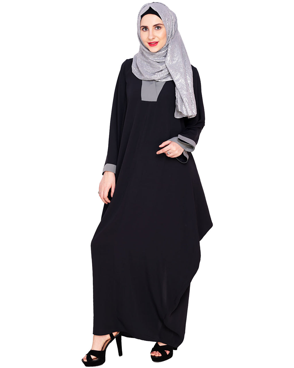 Wine Kaftan Olive Free Size
