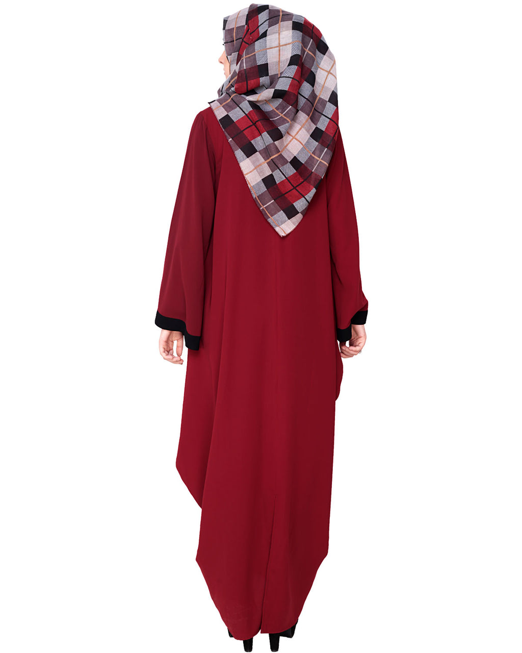 Wine Kaftan Olive Free Size