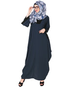 Wine Kaftan Blue Free Size