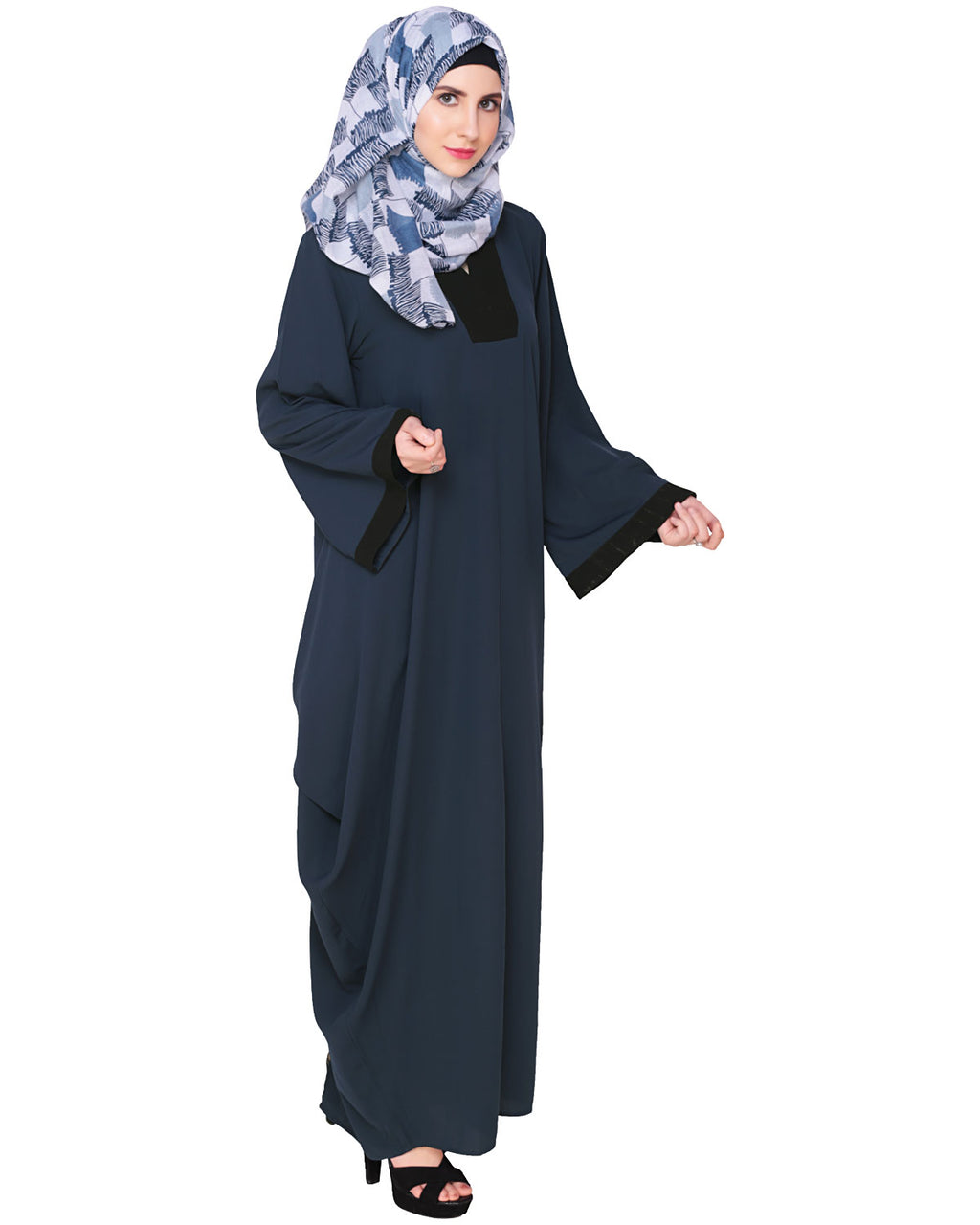 Wine Kaftan Olive Free Size