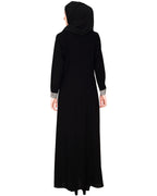 Pretty Layered Abaya Grey