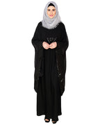 Black Cape Abaya Black