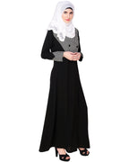 Classic Black Coat Abaya Black