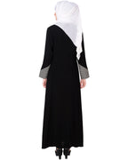 Classic Black Coat Abaya Black