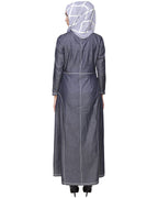 Modish Denim Abaya Blue
