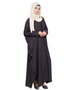 Dark Purple & Black Kaftan Purple