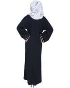Intrigue Angrakha Dubai Style Abaya Blue
