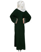 Intrigue Angrakha Dubai Style Abaya Green