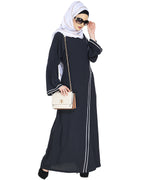 Intrigue Angrakha Dubai Style Abaya Grey