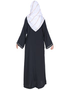 Intrigue Angrakha Dubai Style Abaya Grey