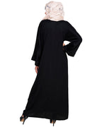 Orchid Dubai Style Abaya Black