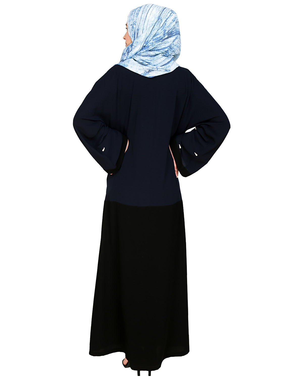 Pearl Delight Dubai Style Abaya Wine