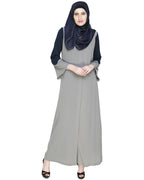 Folksy Abaya Grey