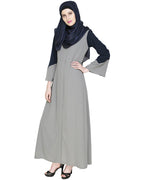 Folksy Abaya Grey