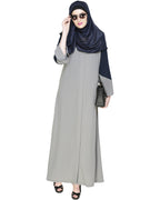 Folksy Abaya Grey