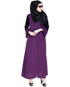 Folksy Abaya Purple