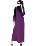 Folksy Abaya Purple